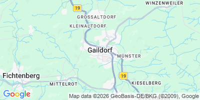 Karte Gaildorf