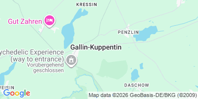 Karte Gallin-Kuppentin