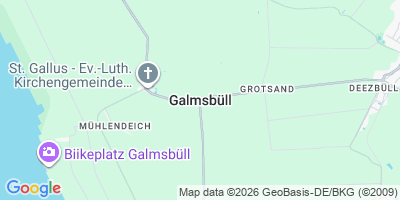 Karte Galmsbüll
