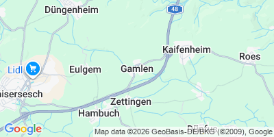 Karte Gamlen
