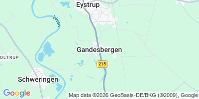 Karte Gandesbergen