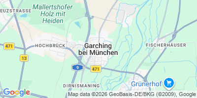 Karte Garching b.München