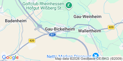 Karte Gau-Bickelheim