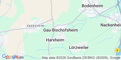 Karte Gau-Bischofsheim
