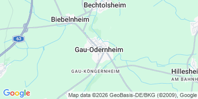 Karte Gau-Odernheim