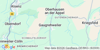 Karte Gaugrehweiler