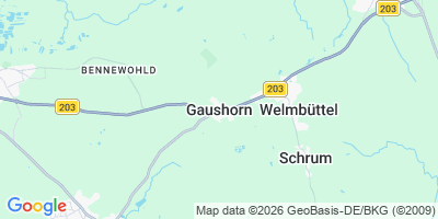 Karte Gaushorn