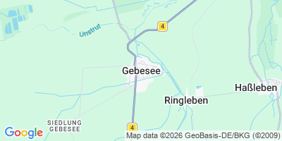 Karte Gebesee