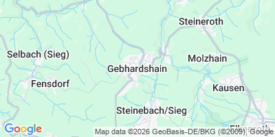 Karte Gebhardshain