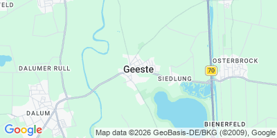 Karte Geeste
