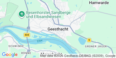 Karte Geesthacht