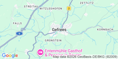 Karte Gefrees