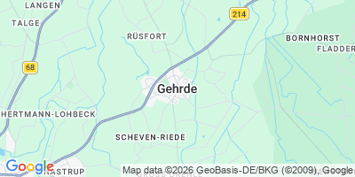 Karte Gehrde