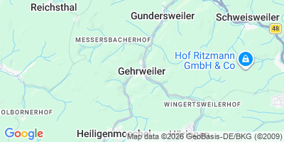 Karte Gehrweiler