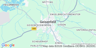 Karte Geisenfeld