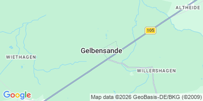 Karte Gelbensande