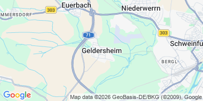 Karte Geldersheim