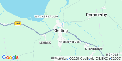 Karte Gelting