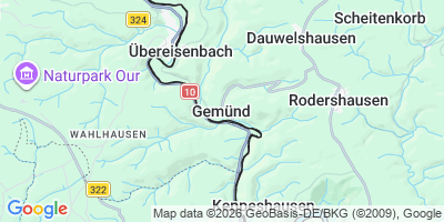 Karte Gemünd