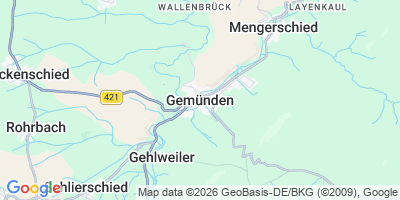 Karte Gemünden