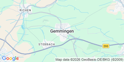 Karte Gemmingen