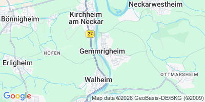Karte Gemmrigheim