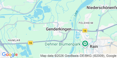 Karte Genderkingen