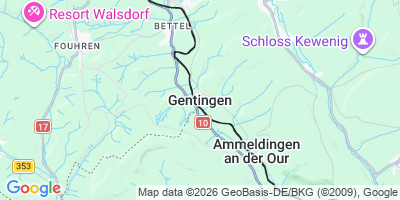 Karte Gentingen