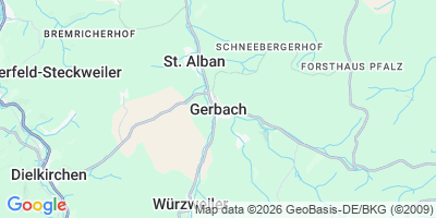 Karte Gerbach
