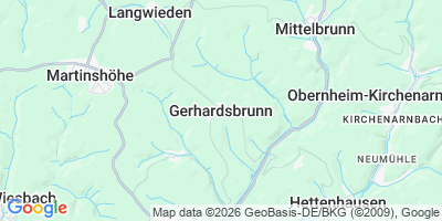 Karte Gerhardsbrunn