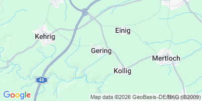 Karte Gering