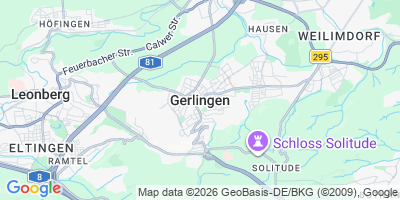 Karte Gerlingen