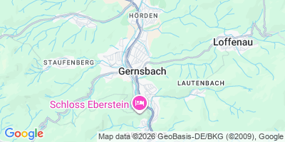 Karte Gernsbach