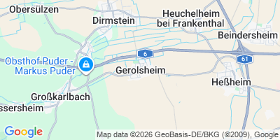Karte Gerolsheim