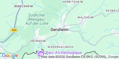 Karte Gersheim