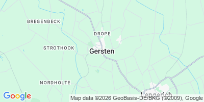 Karte Gersten
