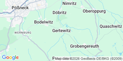 Karte Gertewitz