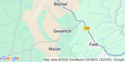 Karte Gevenich