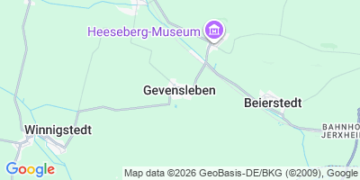 Karte Gevensleben