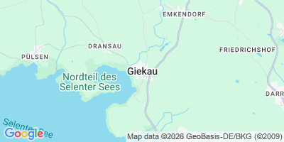 Karte Giekau