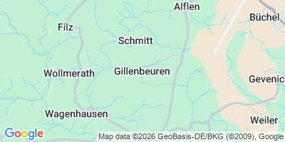 Karte Gillenbeuren