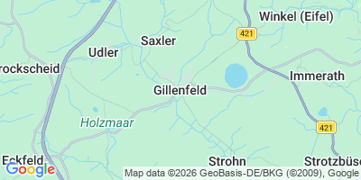 Karte Gillenfeld