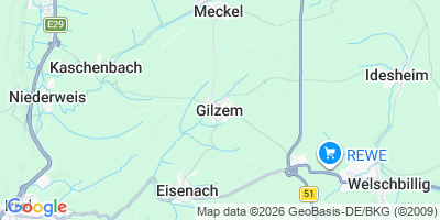 Karte Gilzem