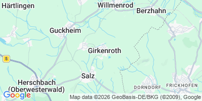 Karte Girkenroth