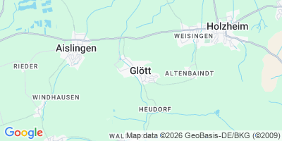Karte Glött