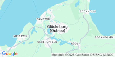Karte Glücksburg (Ostsee)