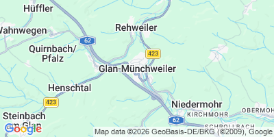 Karte Glan-Münchweiler