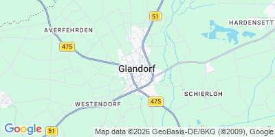 Karte Glandorf