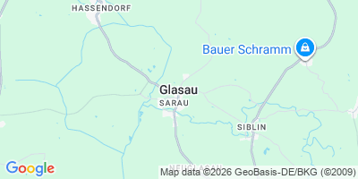 Karte Glasau