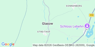 Karte Glasow